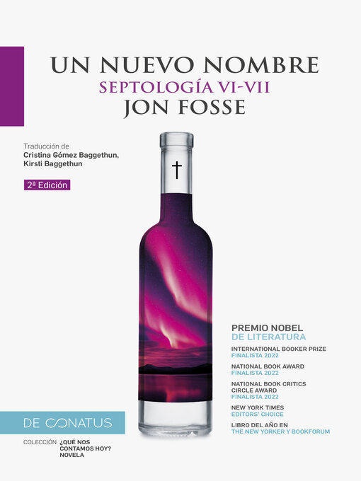 Title details for Un nuevo nombre. Septología VI-VII by Jon Fosse - Available